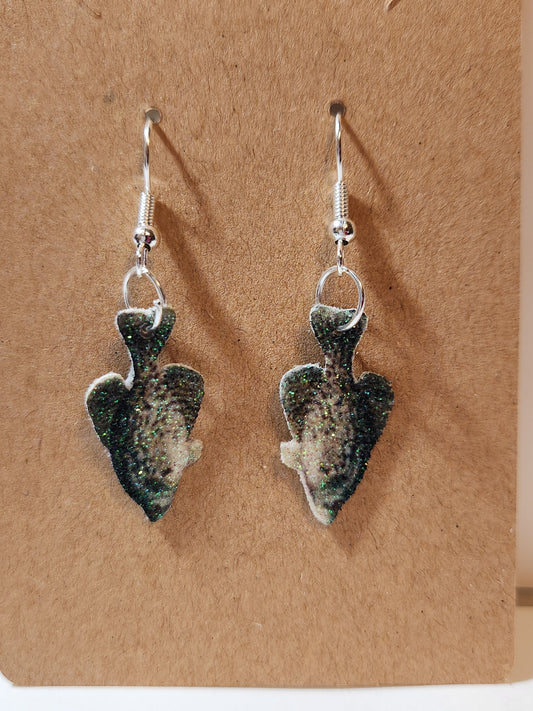 Crappie French wire earrings