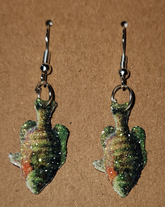 Bluegill French wire earrings